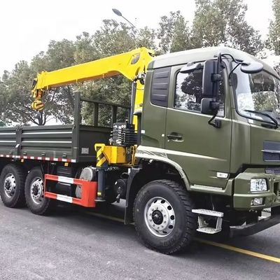 China Dongfeng KR 6.3T grúa móvil montada en camión para puentes edificios de metro