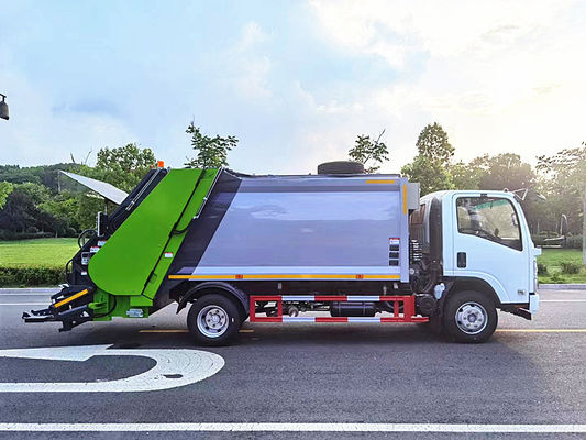 Chasis ISUZU 10m3 Compactor camión de basura contenedor de basura camión de basura 8 toneladas