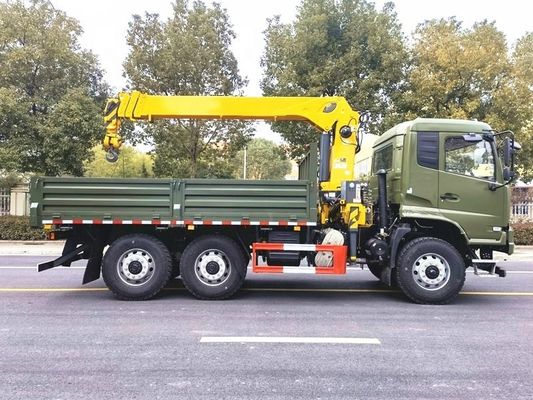 China Dongfeng KR 6.3T grúa móvil montada en camión para puentes edificios de metro