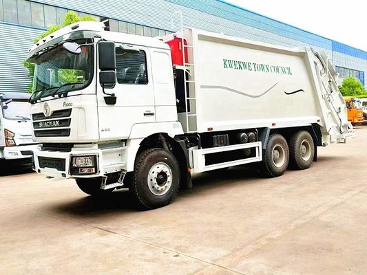 China Shacman 20cbm Compactor camión de basura Dirección izquierda y derecha Euro 2