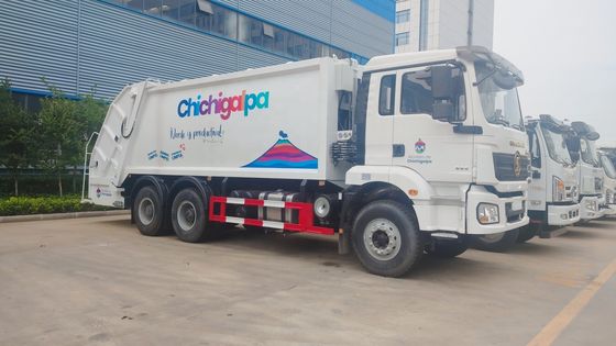 China Shacman 20cbm Compactor camión de basura Dirección izquierda y derecha Euro 2