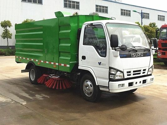ISUZU 6cbm camión de barrido de carreteras, camión montado barrendero de carreteras EURO 5 4x2