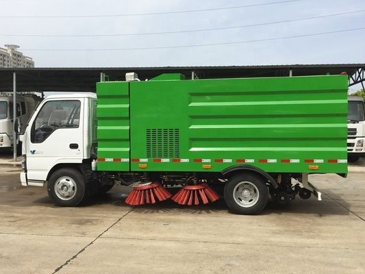 ISUZU 6cbm camión de barrido de carreteras, camión montado barrendero de carreteras EURO 5 4x2
