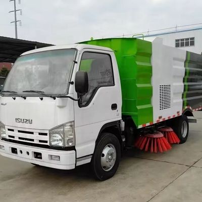 ISUZU Camiones de propósito especial 3cbm Camión de barrido de carreteras Mini máquina de limpieza de la calle