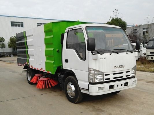 ISUZU Camiones de propósito especial 3cbm Camión de barrido de carreteras Mini máquina de limpieza de la calle