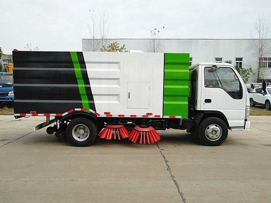 ISUZU Camiones de propósito especial 3cbm Camión de barrido de carreteras Mini máquina de limpieza de la calle
