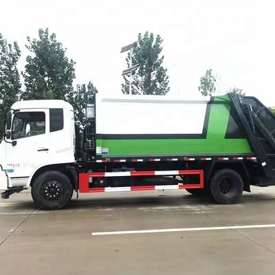 China Dongfeng 12m3 compactador camión de basura triturador de basura camión 4x2
