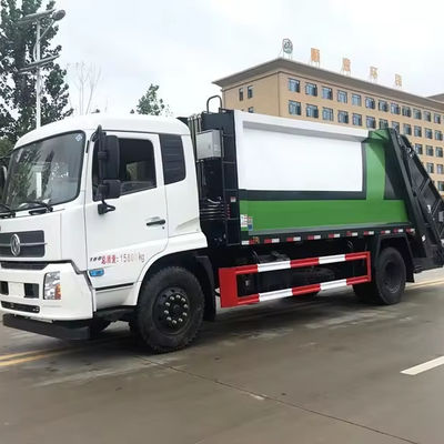 China Dongfeng 12m3 compactador camión de basura triturador de basura camión 4x2