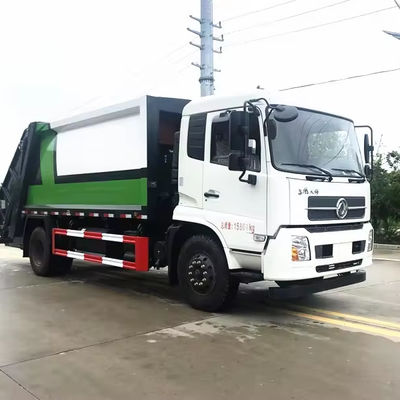 China Dongfeng 12m3 compactador camión de basura triturador de basura camión 4x2