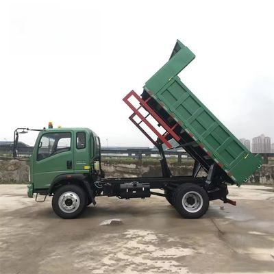 Pequeño Sinotruk Howo camión de descarga de 3-4 toneladas camión de carga Euro 3 filas de asientos simples