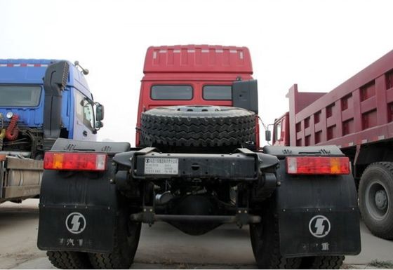 Dirección izquierda Shacman X3000 camión tractor, asiento en fila doble cabeza de camión pesado