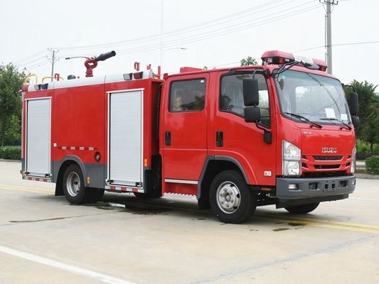 ISUZU 4X2 700P camión de bomberos camión de rescate de incendios pequeño 4cbm 5cbm