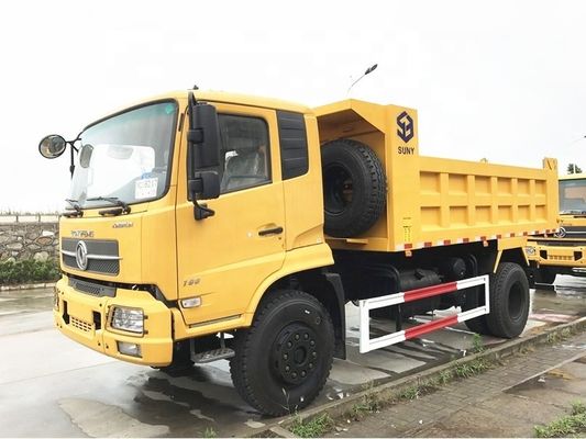 10 toneladas DONGFENG camión de descarga 4X2 camión de retroceso ligero dirección izquierda Euro 3