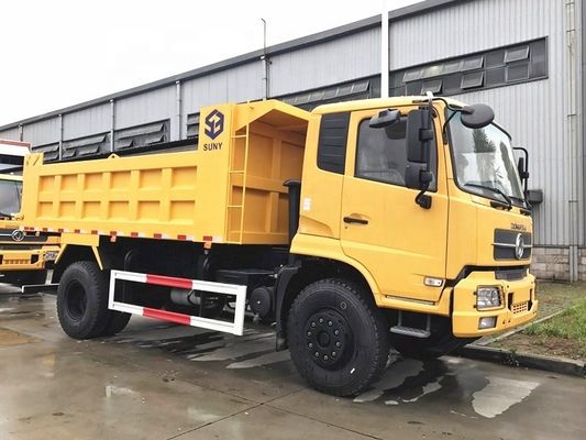 10 toneladas DONGFENG camión de descarga 4X2 camión de retroceso ligero dirección izquierda Euro 3