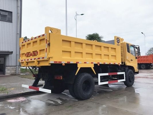 10 toneladas DONGFENG camión de descarga 4X2 camión de retroceso ligero dirección izquierda Euro 3