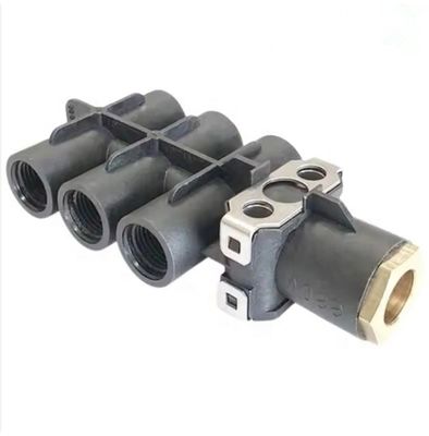 Shacman piezas de repuesto DZ95189360070 Conector de distribución de aire de plástico de siete vías Conector de aire de siete vías
