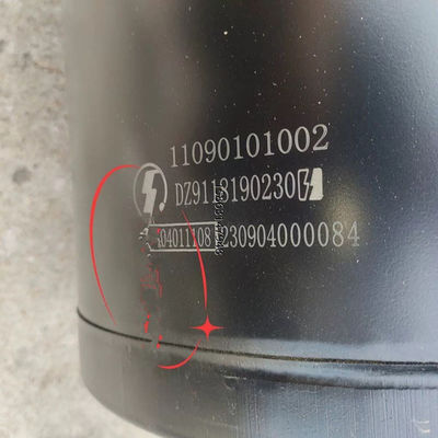 Shacman Camión piezas de repuesto Motor de filtro de aire conjunto El elemento de filtro de aire DZ9118190230 fábrica original para la reparación