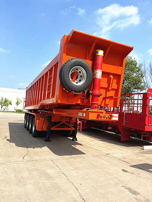 Motor de Weichai Contenedor personalizable y tractor de cama plana camión de basura semi remolque