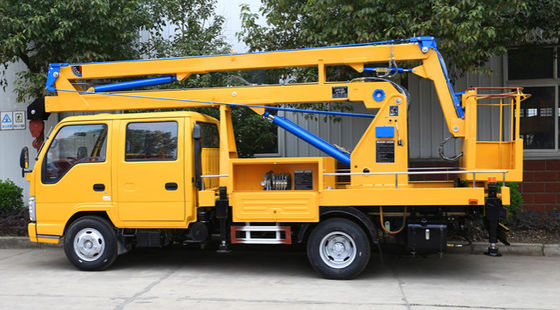 ISUZU Sinotruk Chasis Camión de trabajo aéreo 12 Vehículo de trabajo aéreo de boom plegable con precio de fábrica