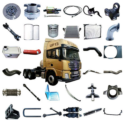 Partes de camiones Shacman, embrague del motor, eje de la cabina, partes del sistema de refrigeración del freno