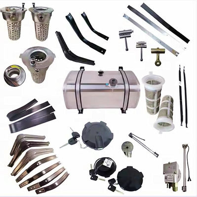 Conjunto de tanque de combustible de aleación de aluminio DZ91259550600/DZ9114552790 con 400L/600L para el reemplazo del camión Delong