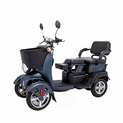 Vehículo eléctrico de cuatro ruedas para uso doméstico Scooter pequeño Vehículo eléctrico ajustable de tres plazas para adultos y ancianos para el ocio